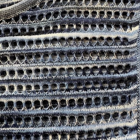 Ronny Kobo Blue Space Dye Knit Bodycon Midi XSmall - Picture 5 of 13